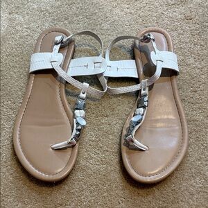 Elegant White Sandals